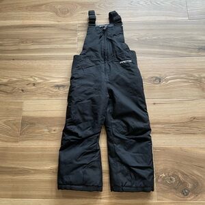 Arctix Kids Black Insulated Snow Bibs